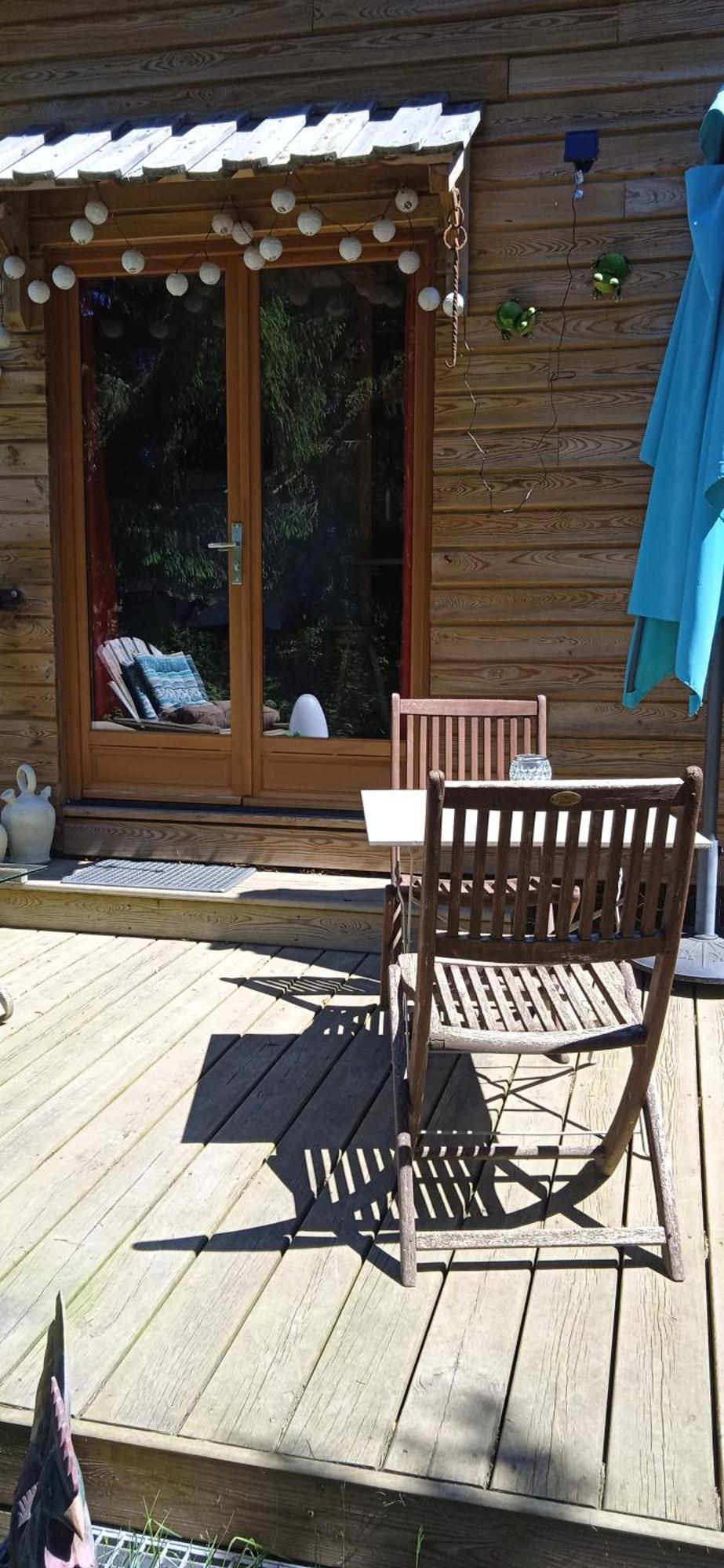 Chalet Grenouille Domaine De La Mamounette Champclause Bagian luar foto
