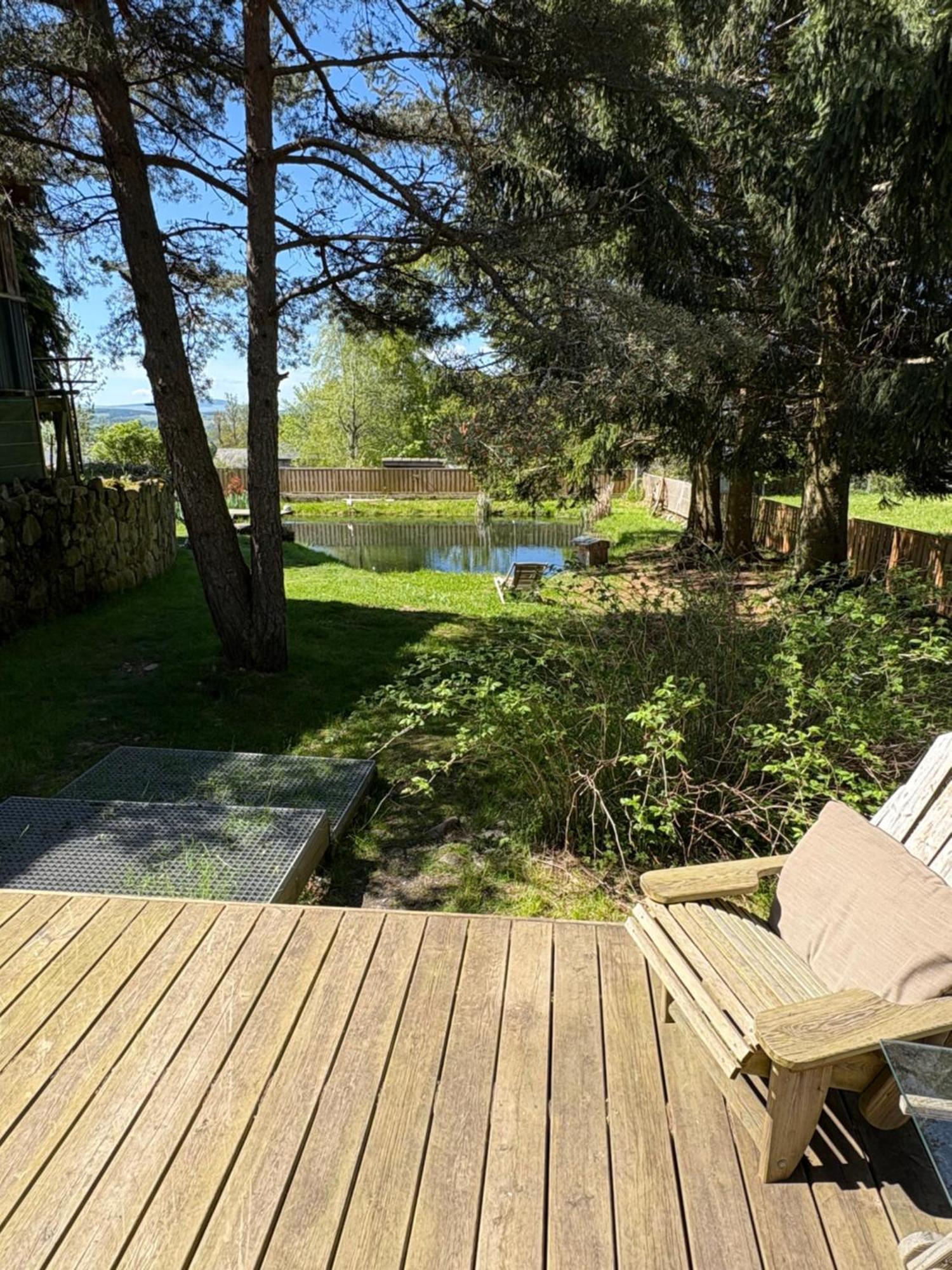 Chalet Grenouille Domaine De La Mamounette Champclause Bagian luar foto